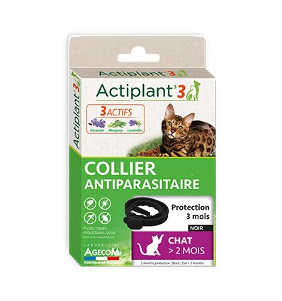 Actiplant - Collier antiparasitaire pour chat 