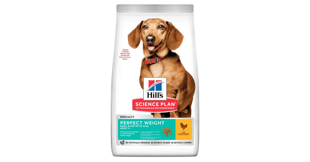 Croquettes pour chiens - Hill's Science Plan -Canine Perfect Weight Adult Small & Mini
