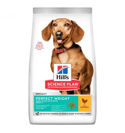 Croquettes pour chiens - Hill's Science Plan -Canine Perfect Weight Adult Small & Mini