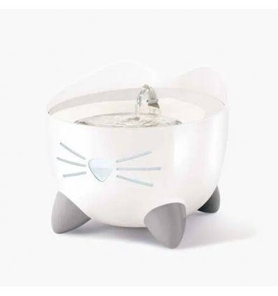 Accessoire de repas pour chiens et chats - Fontaine Pixi plateau en acier