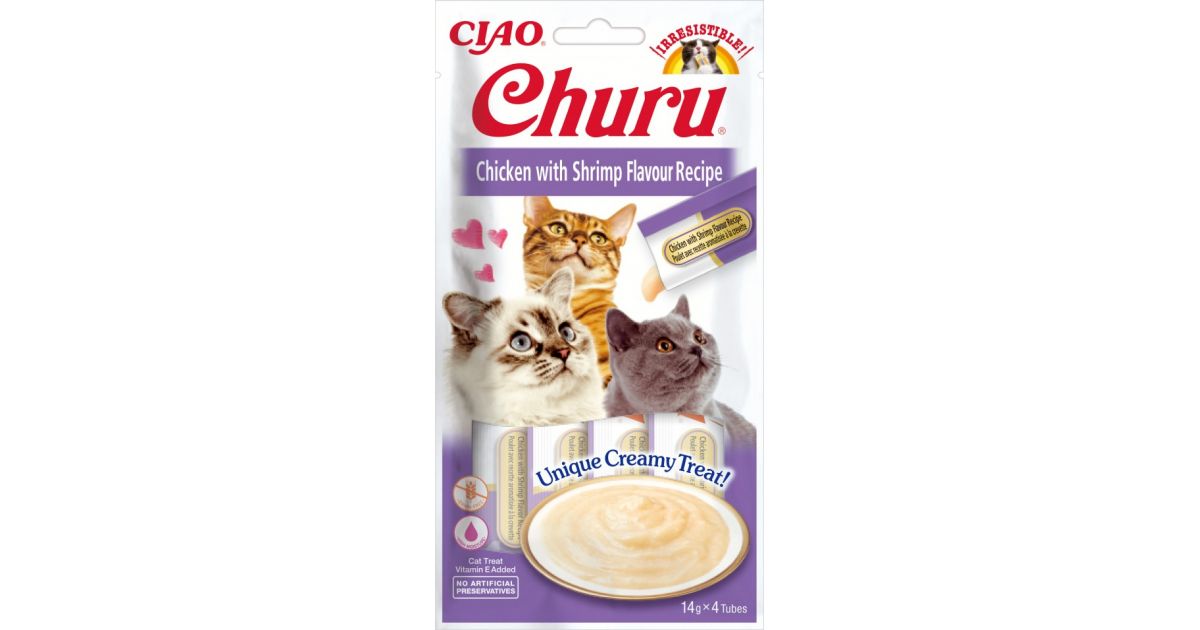 Churu - Friandise Liquide (Crevettes)