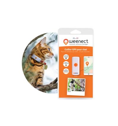 Animalerie pour chat : Weenect - GPS v2 pour chat