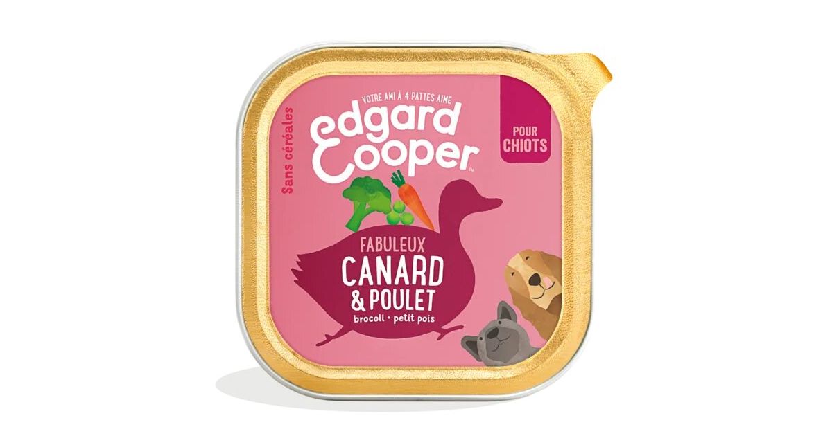 Edgar Cooper - Paté Canard et Poulet - Chiot
