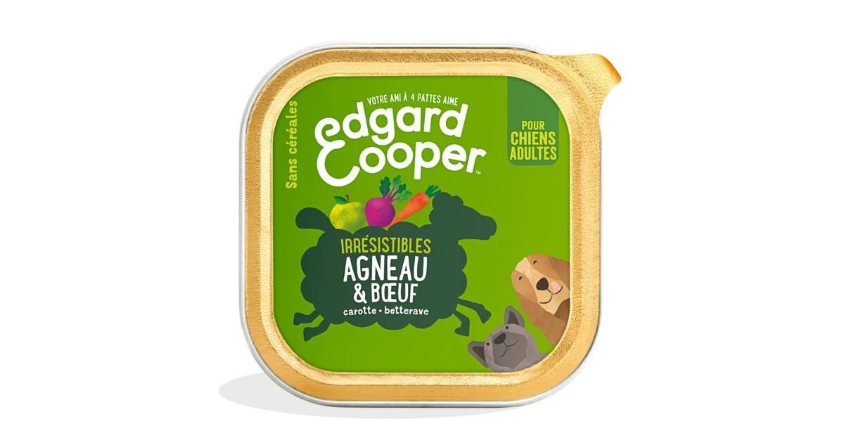Edgar Cooper - Paté Agneau et Boeuf - Chien