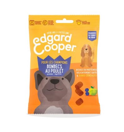 Edgar Cooper - Bonbecs Poulet, myrtille et pomme - chien