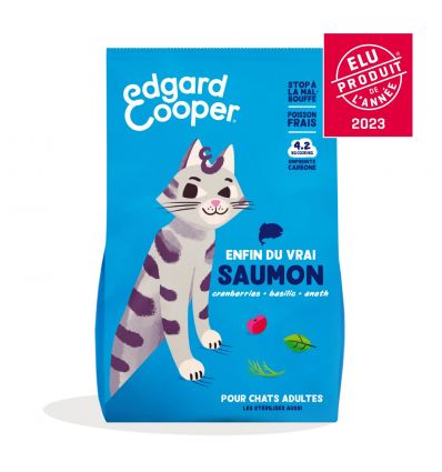 Edgar Cooper - Croquettes Saumon - Chat Adulte