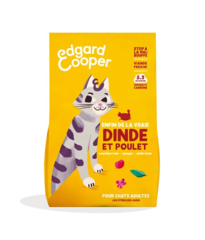 Edgar Cooper - Croquettes Dinde et Poulet - Chat Adulte