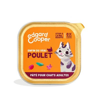 Edgar Cooper - Paté Poulet - Chat Adulte