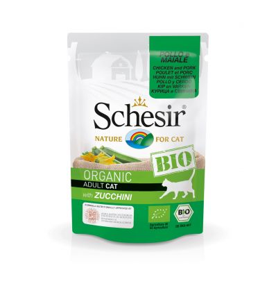 Schesir - Bio poulet porc courgette (Sachet fraicheur)
