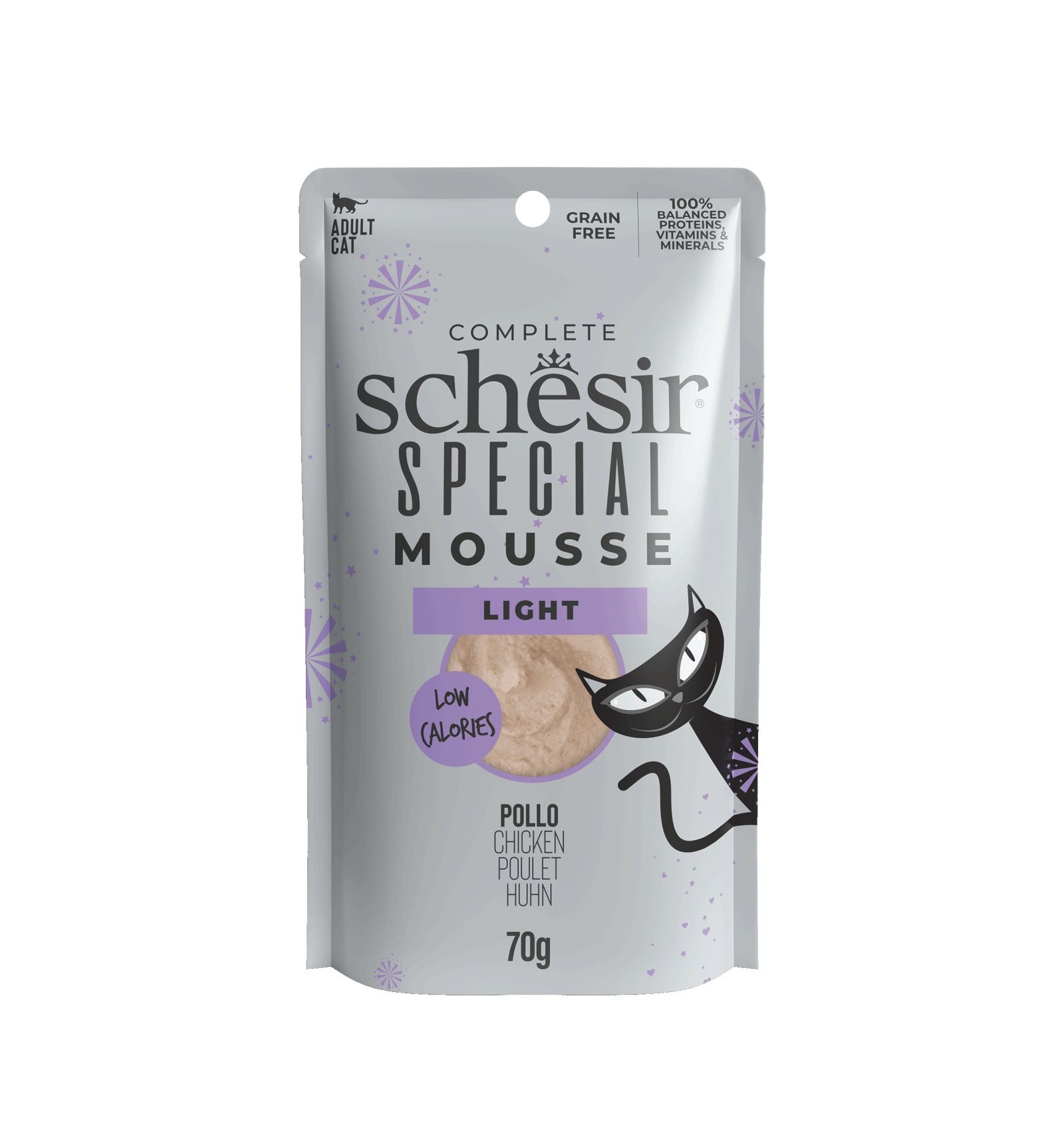 Animalerie pour chat : Schezir Special - Sachet Mousse Light Chat