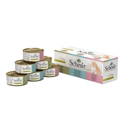 Schesir - Multipack6 x 85g Thon multi saveurs en bouillon (boites)