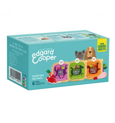 Edgar Cooper - Multipack 6 patés Gibier Poulet et Agneau