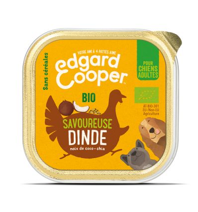 Edgar Cooper - Paté Bio Dinde - Chien