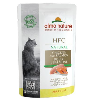 Almo Nature - HFC Natural - Pochon Poulet et Saumon