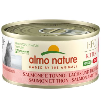 Almo Nature - Boîte HFC Natural Made in Italy Saumon Thon