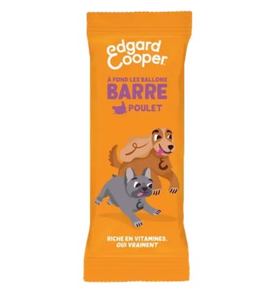 Edgar Cooper - friandise barre au poulet pour chien