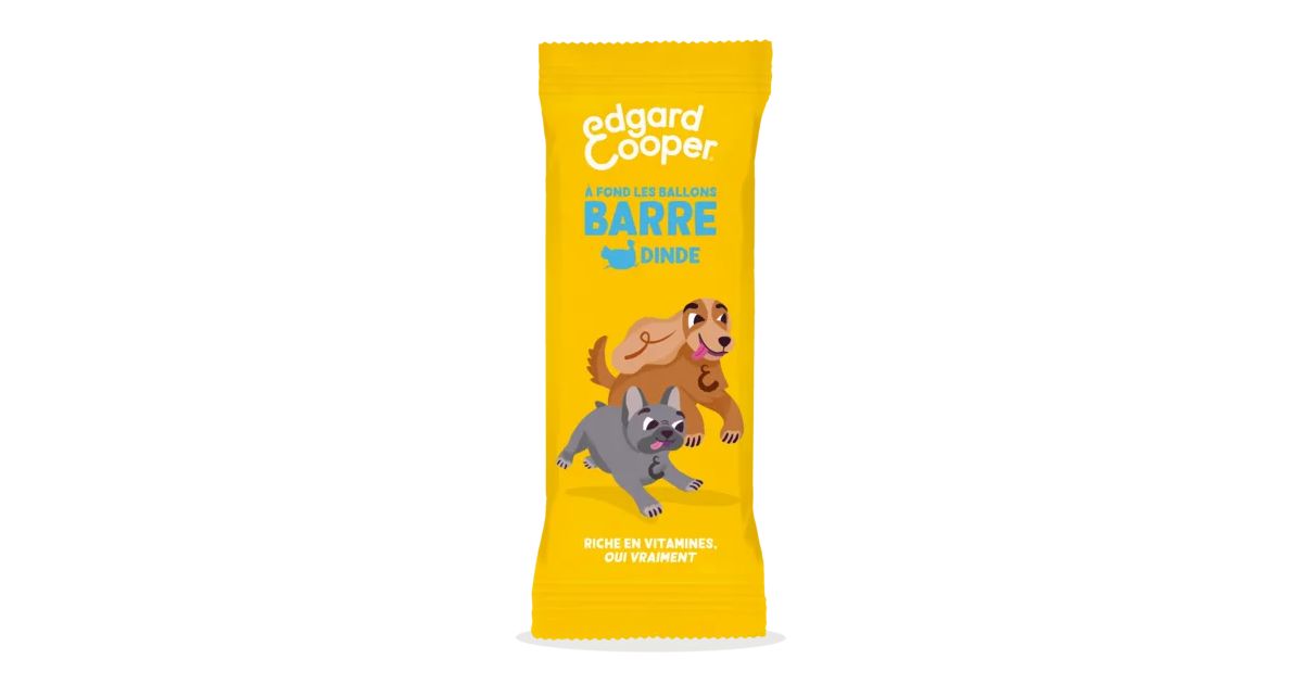 Edgar Cooper - friandise barre à la dinde pour chien