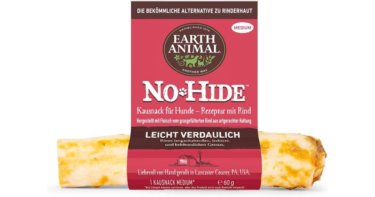 Earth Animal - Os à macher No Hide Boeuf