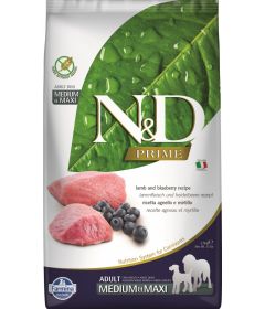 Farmina - N&D Prime - Chien Adult Medium Maxi - Agneau myrtille