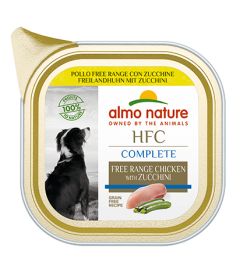 Almo Nature - Chien - Barquette HFC Complete - Poulet Courgettes