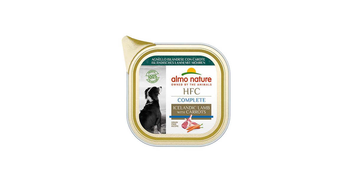 Almo Nature - Chien - Barquette HFC Complete - Agneau Carrottes