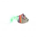 jouet souris plume vert 