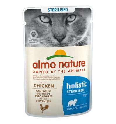Almo Nature - Pochon 70 g Poulet Sterilised