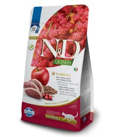 Farmina - N&D Quinoa Hairball - Chat Adult - Canard