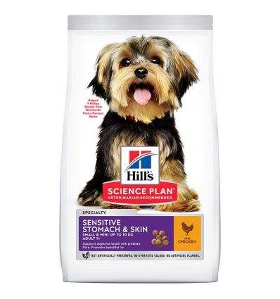 Hill's Science Plan -Canine Sensitive Stomack and Skin - Adult Small and Mini