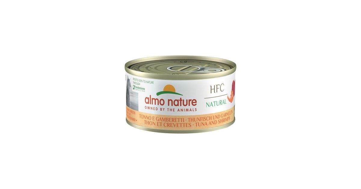 Almo Nature - Boite HFC mousse - Thon crevette