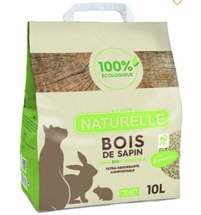 Perlinette - Sceau bois de Sapin - 5 Litres