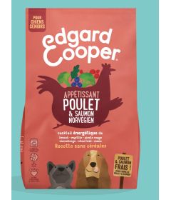 Edgar Cooper - Croquettes Poulet et saumon - Chien Senior