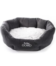 Corbeille ovale Black & White