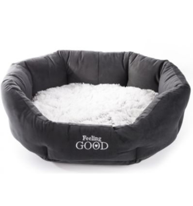 Corbeille ovale Black & White
