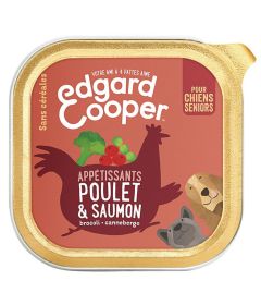 Edgar Cooper - Paté Poulet et Saumon - Chien Senior