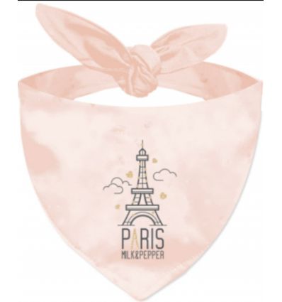 Bandana Tour Eiffel rose