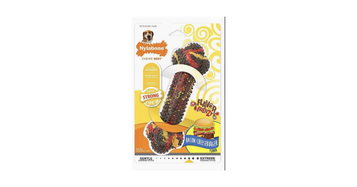 Nylabone - Bacon cheeseburger