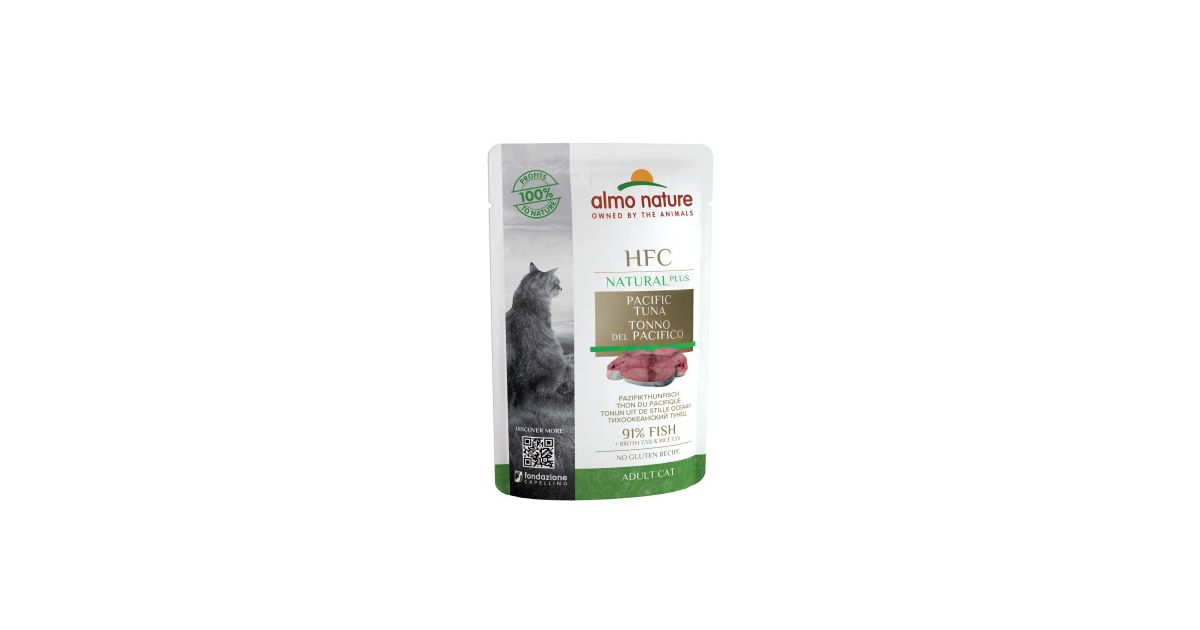 Almo Nature - Sachet HFC Natural Plus Thon du Pacifique