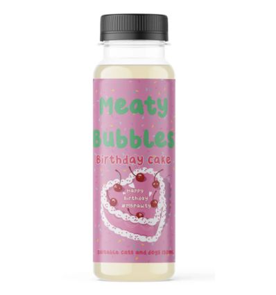 Meaty Bubbles - Chien chats - Gateau d'anniversaire