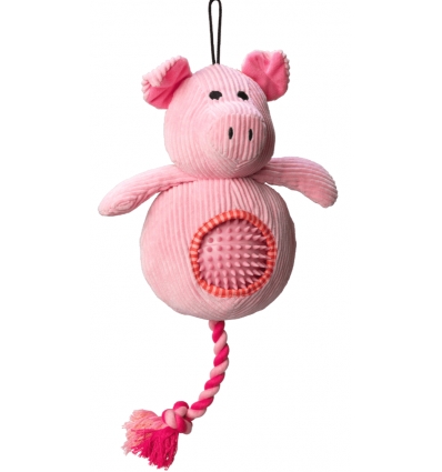 Peluche Corde et Balle Cochon House of Paws - 1