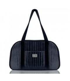 Sac Bowling en velours Andréa