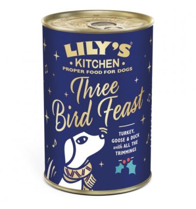 Lily's Kitchen - Repas de Noel pour Chien - Three Birds Feast
