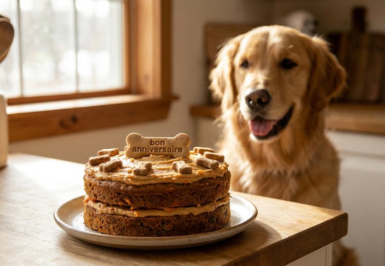 Gâteau d'anniversaire pour chien : 5 Recettes Express et Saines